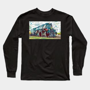 Union Pacific Big Boy 4014 Steam Train Long Sleeve T-Shirt